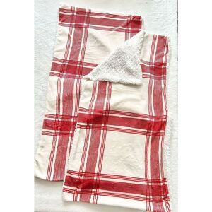 Target red and white Christmas pillowcases fuzzy ￼